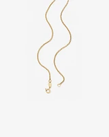 45cm (18") Hollow Round Box Chain in 14kt Yellow Gold