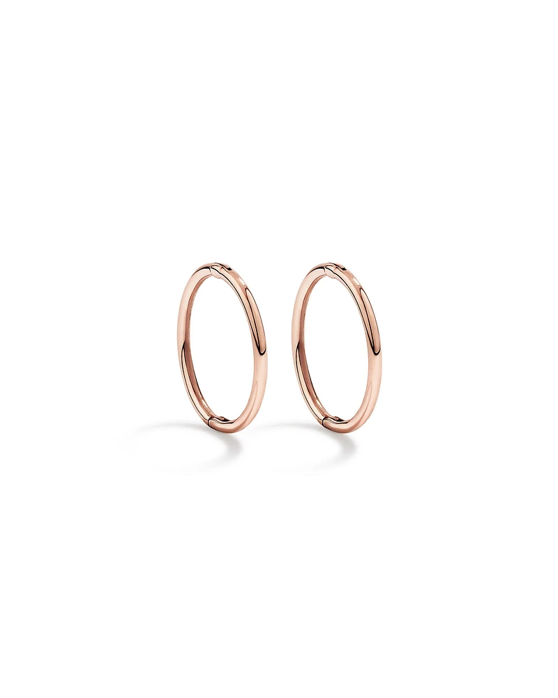 12mm Sleepers in 10kt Rose Gold