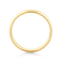 5mm High Domed Wedding Band 10kt Yellow Gold