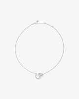 45cm (18") Triple Pendant Necklace in Sterling Silver