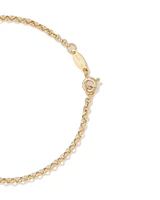 17cm (7") 2mm-2.5mm Width Hollow Belcher Bracelet in 10kt Yellow Gold