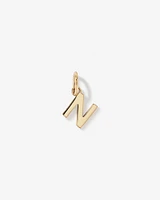 Letter Q Initial Pendant in 10kt Yellow Gold