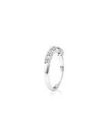 Wedding Ring with 0.46 Carat TW Diamonds in 14kt White Gold