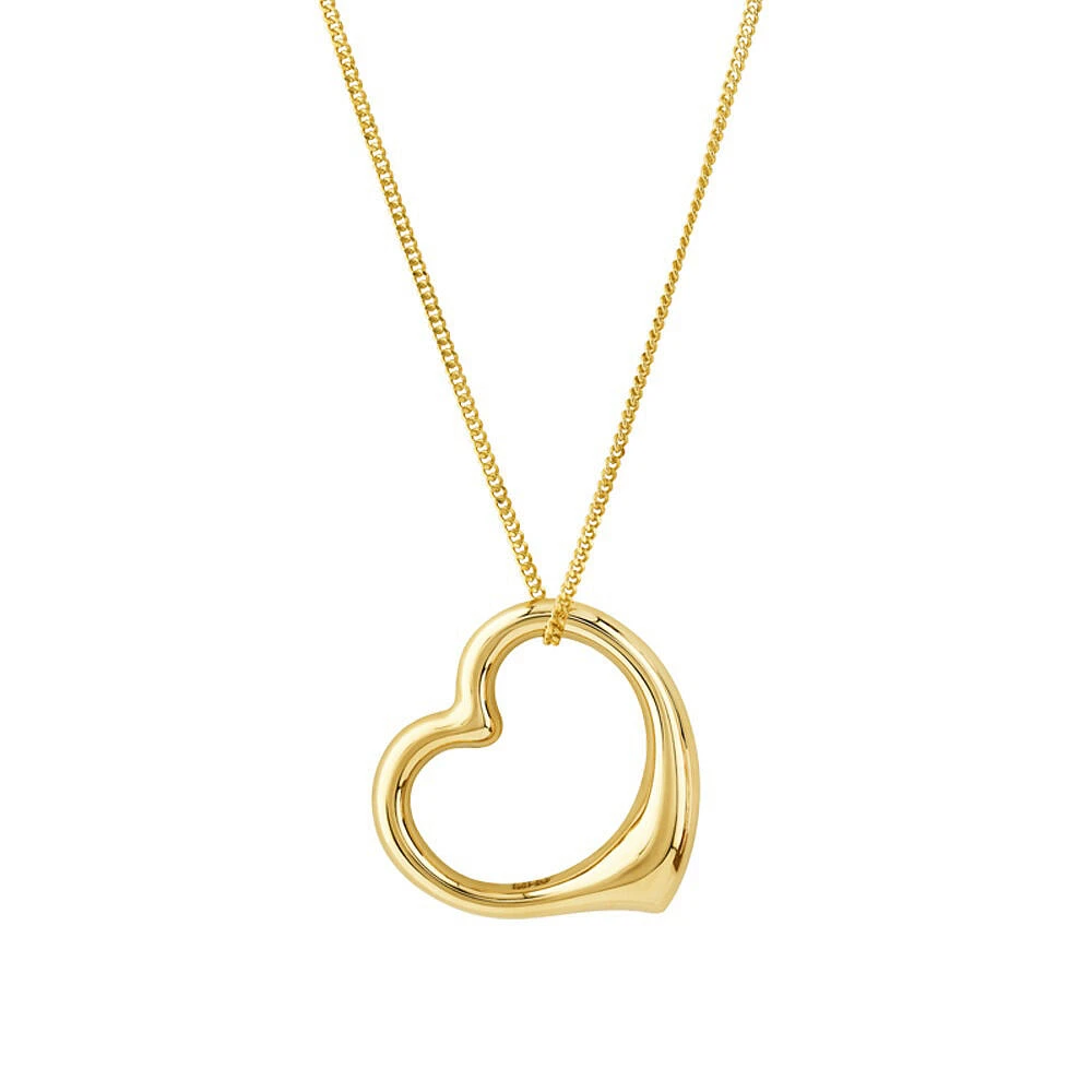 Heart Pendant in 10kt Rose Gold