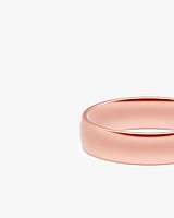 6mm Half Round Polished Wedding Band 10kt Yellow Gold