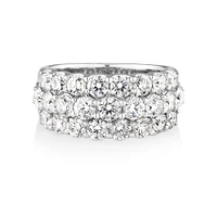 Ring with 3 Carat TW of Diamonds in 14kt White Gold