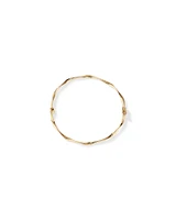 60mm Hollow Twist Bangle In 10kt Yellow Gold