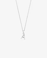 "Z" Initial Pendant in Sterling Silver