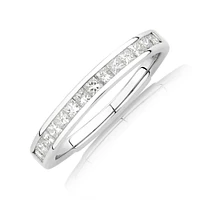 Evermore Wedding Band with 0.50 Carat TW of Diamonds in 14kt White Gold