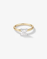 1.25 Carat TW Princess Cut Laboratory-Grown Diamond Solitaire Engagement Ring In 14kt White Gold