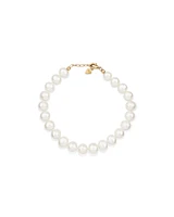 Cultured Freshwater Pearl Bracelet in 10kt Yellow Gold