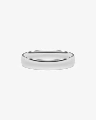 5mm Lite Half Round Wedding Band in Platinum