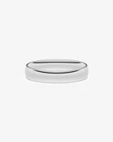 5mm Lite Half Round Wedding Band in Platinum