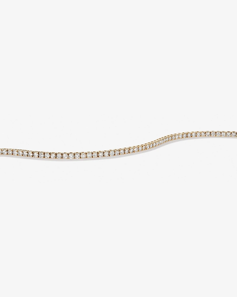 2.46 Carat TW Diamond Tennis Bracelet in 10kt Yellow Gold