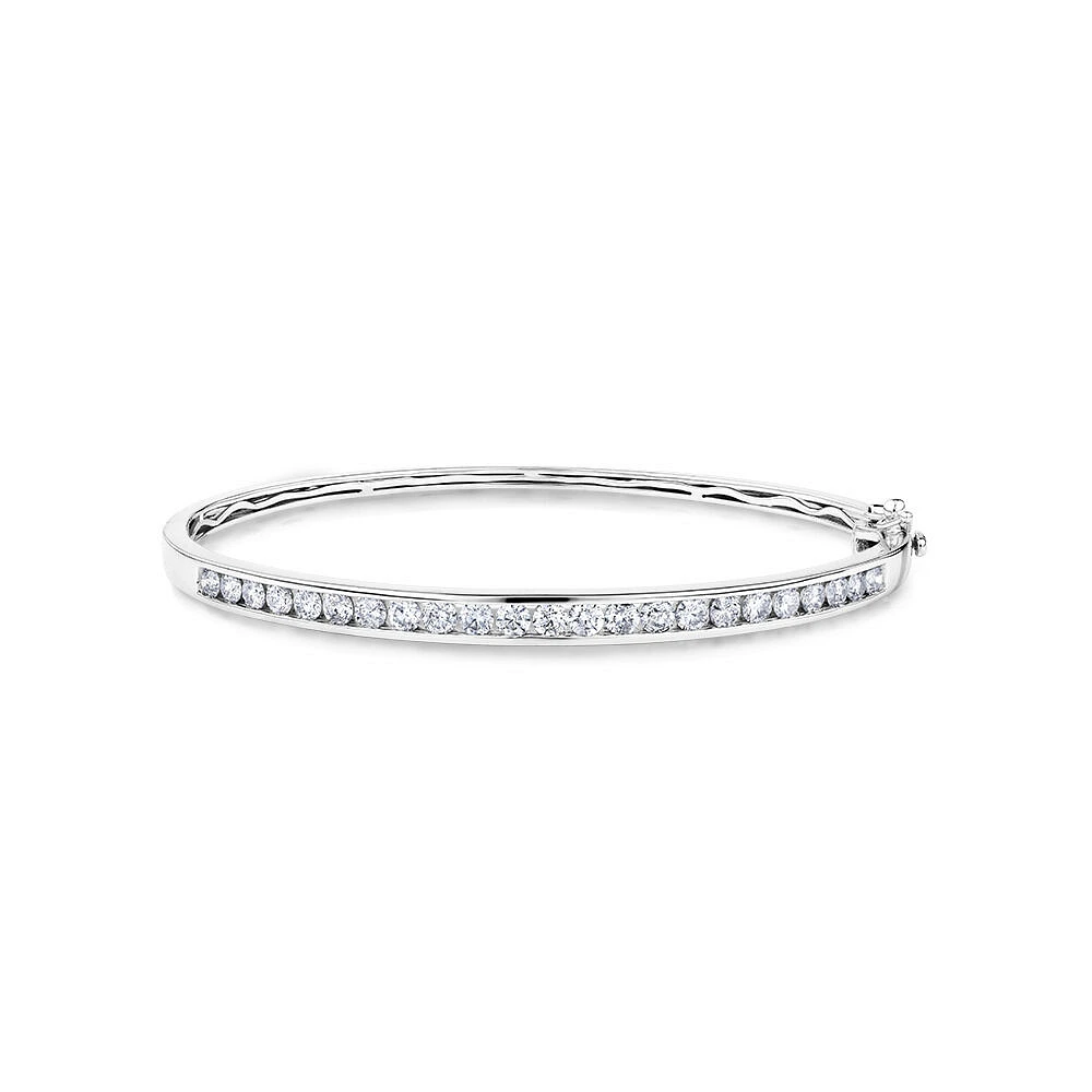 Bangle with 2 Carat TW Of Diamonds in 10kt Gold