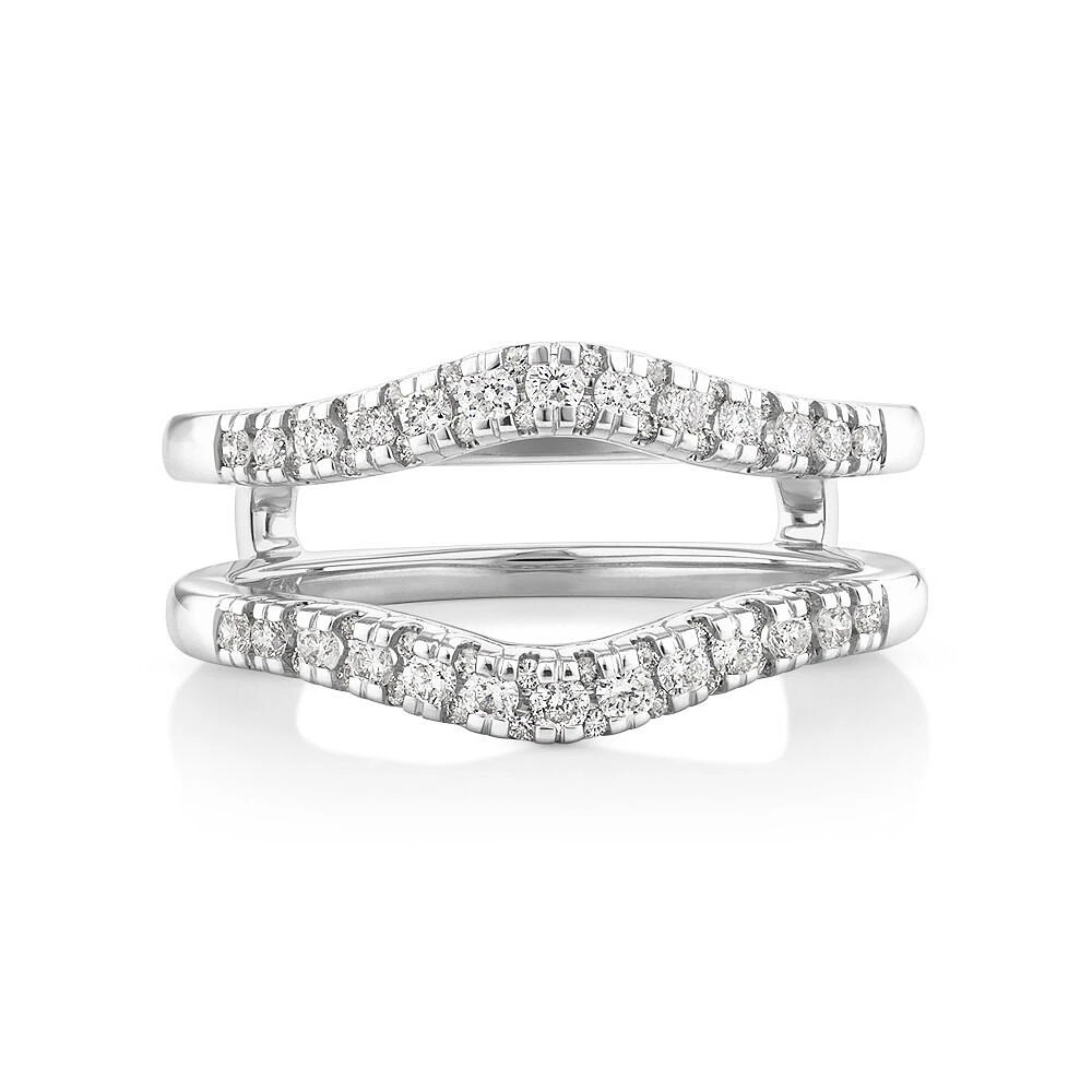 Evermore Ring Enhancer with 0.50 Carat TW of Diamonds in 14kt White Gold