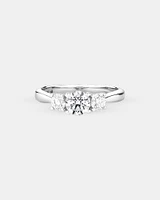 Engagement Ring with 1 Carat TW of Diamonds in 14kt White Gold