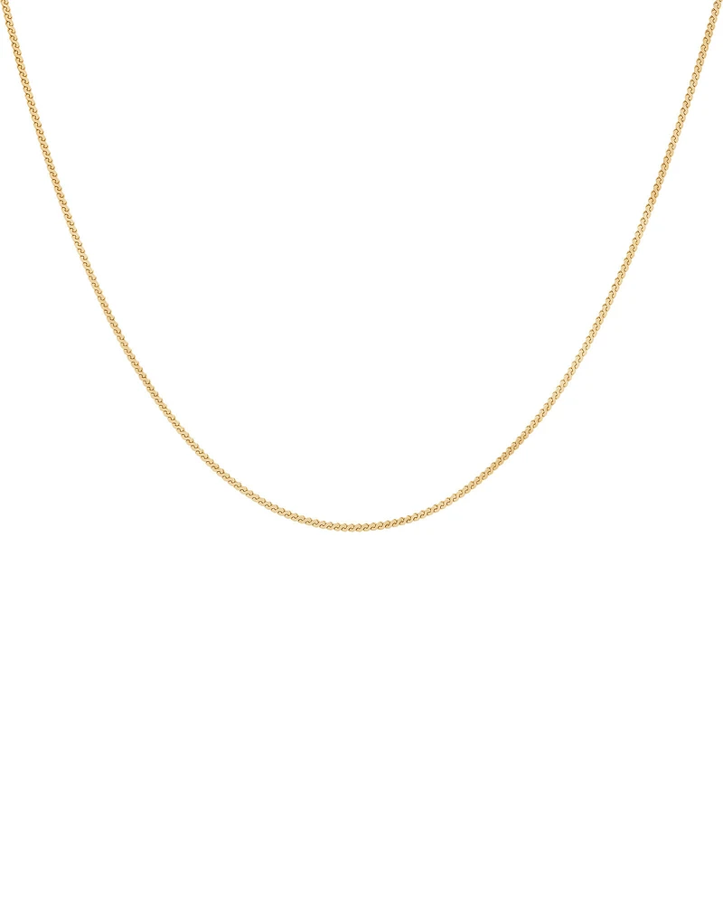 45cm (18") Serpentine Chain in 10kt Yellow Gold