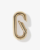 Polished Paperclip Pendant Connector in 10k Yellow Gold