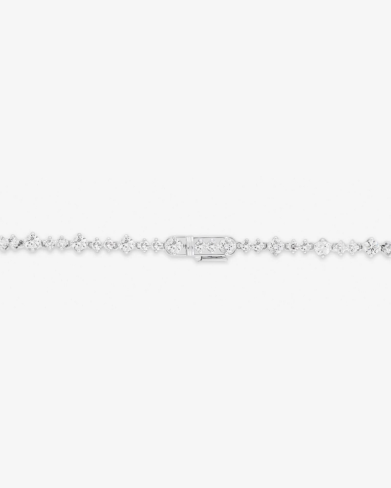 2.79 Carat TW Diamond Tennis Bracelet in 14kt White Gold