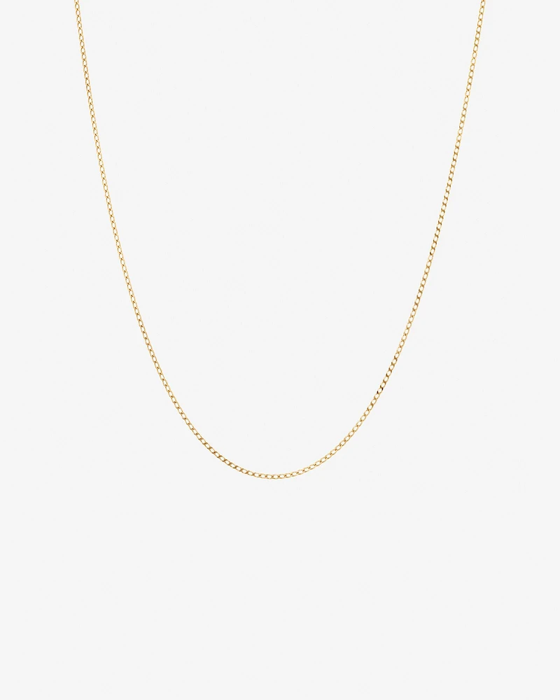 50cm (20") Curb Chain in 10kt Yellow Gold