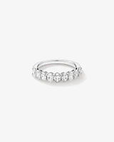 1.17 Carat TW Oval Laboratory-Grown Diamond Wedding Ring in 14kt White Gold