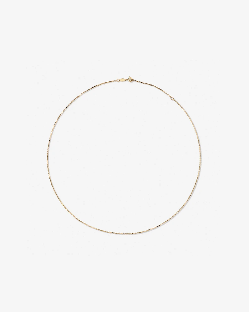 55cm (22") Belcher Chain in 10kt Yellow Gold