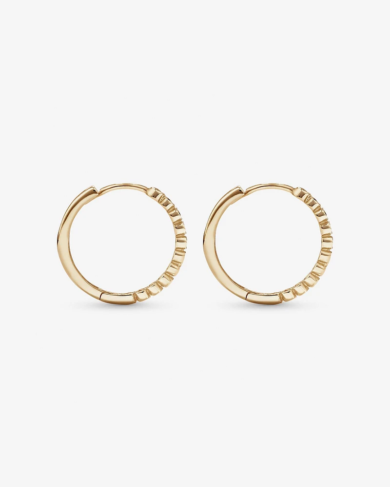 Huggie Earrings in 10kt Yellow Gold