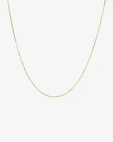 45cm (18") 0.85mm Width Diamond Cut Box Chain in 14kt Yellow Gold