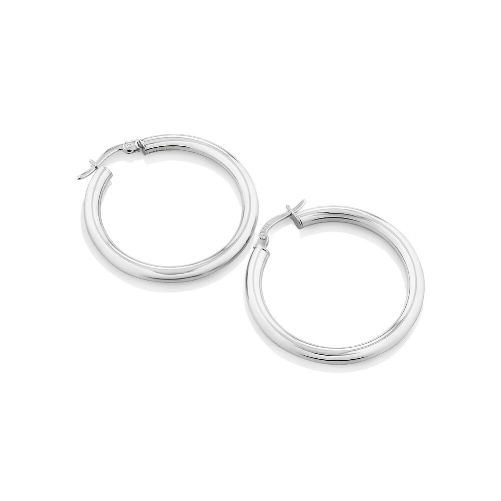 Anneaux de 25 mm en argent sterling