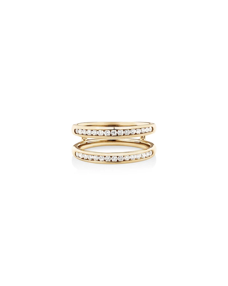 Evermore Enhancer Ring with 0.40 Carat TW Diamonds in 14kt Yellow Gold