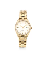 Women's Watch with 0.60 Carat TW of Diamonds in Gold Tone Stainless Steel