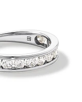 1.00 Carat TW Channel Set Round Brilliant Laboratory-Grown Diamond Wedding Ring in 14kt Yellow Gold