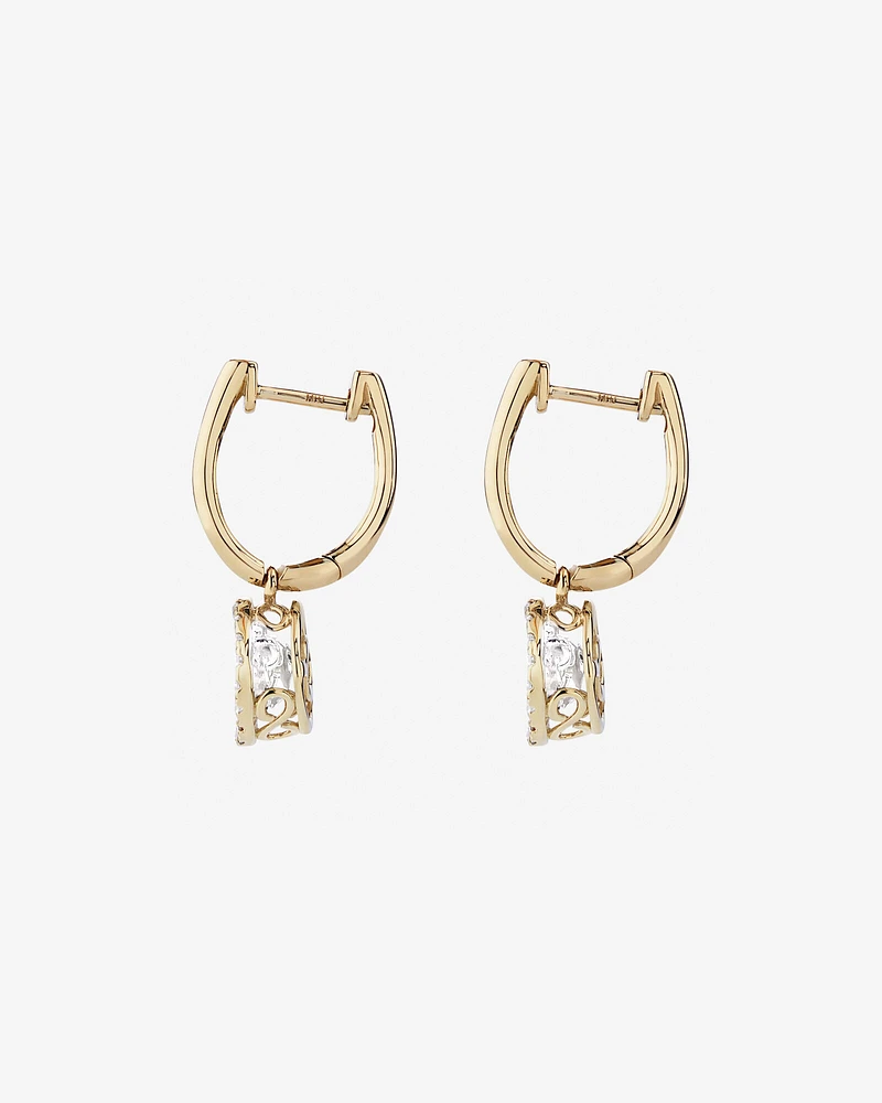 Everlight Earrings with 1/2 Carat TW of Diamonds in 10kt Yellow Gold