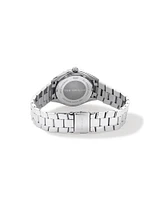 Women's Mother of Pearl Watch in Silver Tone Stainless Steel