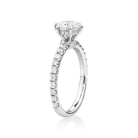 Sir Michael Hill Designer Engagement Ring with 1.37Carat TW of Diamonds in 18kt White Gold