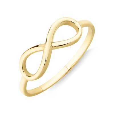 Infinity Ring 10kt Yellow Gold