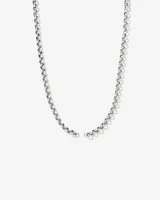 50cm (20") Large Belcher Open Pendant Chain in Sterling Silver