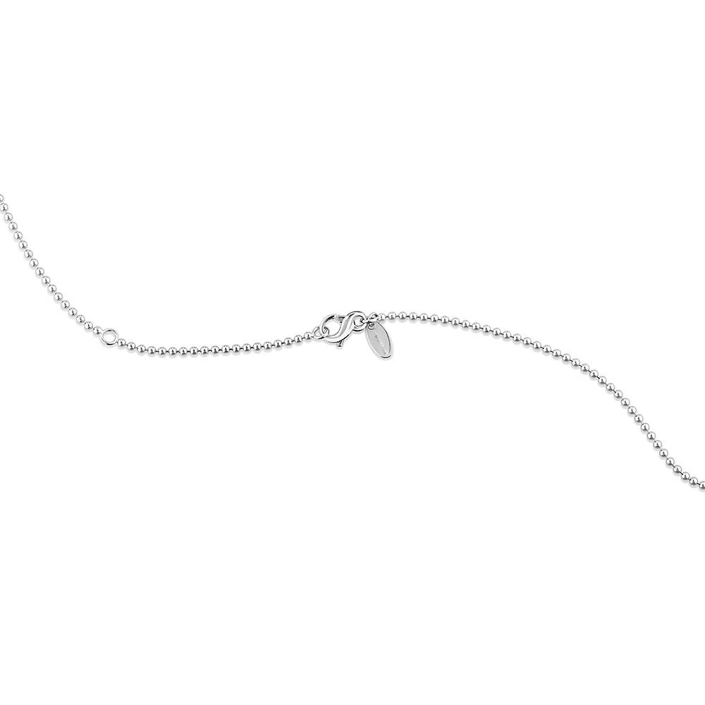 Collier de 55 cm avec pendentif plaque d'identité en argent sterling