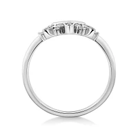 Wedding Ring with 0.14 Carat TW of Diamonds in 14kt White Gold