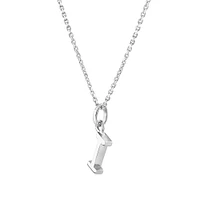 "Z" Initial Pendant in Sterling Silver