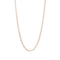 50cm (20") Oval Belcher Chain in 10kt Yellow Gold