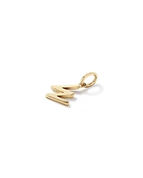 Letter Q Initial Pendant in 10kt Yellow Gold