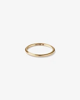 1.4mm High Domed Band Ring in 10kt Yellow Gold