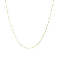 45cm (18") Box Chain in 10kt Yellow Gold