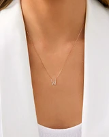 "K" Initial Necklace with 0.10 Carat TW of Diamonds in 10kt Yellow Gold
