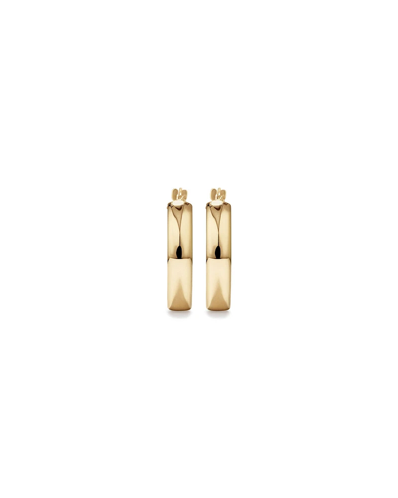 15mm Hoop Earrings in 10kt Yellow Gold