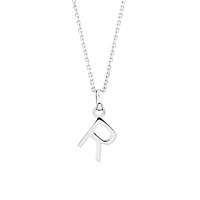 "Z" Initial Pendant in Sterling Silver