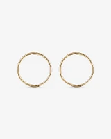 16mm Sleepers in 10kt Yellow Gold