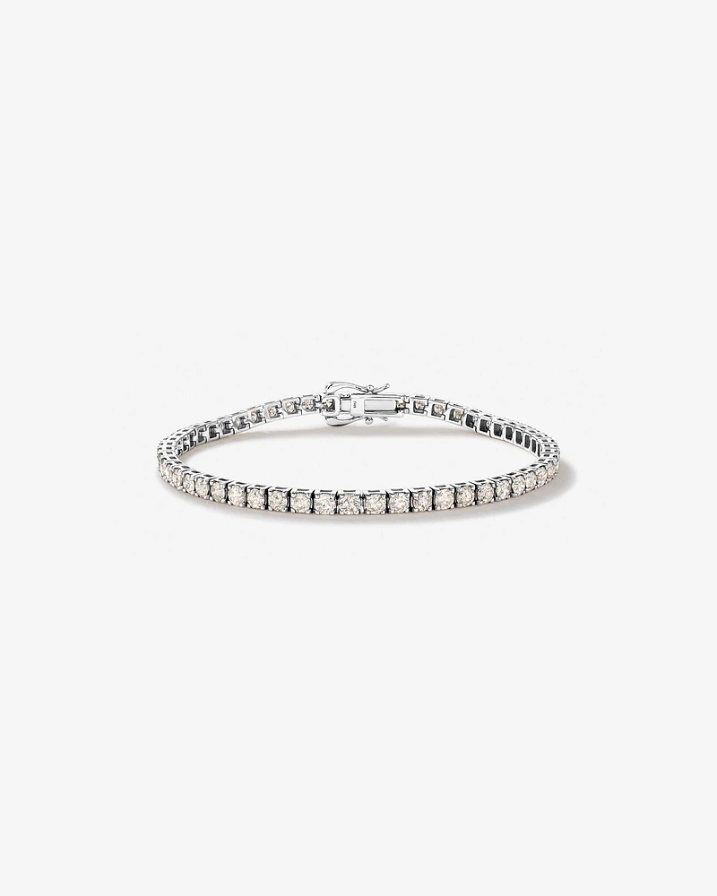 4.92 Carat TW Diamond Tennis Bracelet in 10kt White Gold